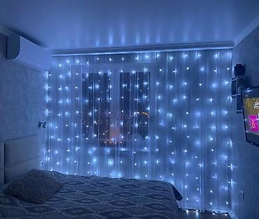 Светодиодные гирлянды: Гирлянда 3 метра в длину 3 метра в ширину 

 3*3 шторки Новый год — 12