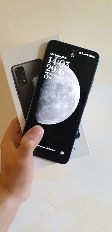 samsung note 7 qiymeti bakida: Redmi Note 11, 64 GB, rəng - Göy, Sensor, Barmaq izi, İki sim kartlı