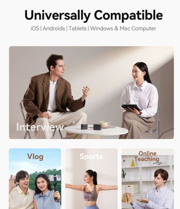 Mikrofonlar: ✅ Hollyland Lark M2S Combo Version həm telefonlar həm də kameralar — 9