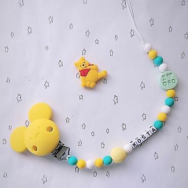 Nakit: Silikonski lančići za cucle sa imenom bebe, unikatna izrada po Vašoj — 10
