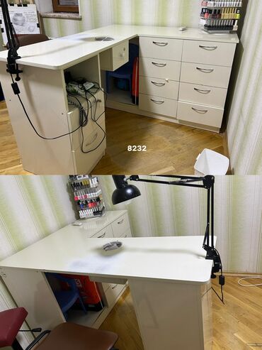 Salon masaları: İşlənmiş, Manikür üçün masa, Güzgüsüz
