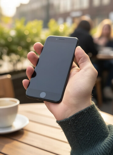 Apple iPhone: IPhone 7, 128 GB, Qara, Barmaq izi — 3