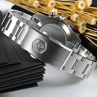 Ručni satovi: San Martin SN0052-G-JS - 40mm -Crna- Tudor BB Chrono Potpuno nov — 19