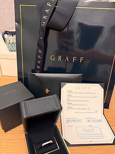 kolça: Nişan, Üzük, Graff, Ağ qızıl, Qaşsız — 1