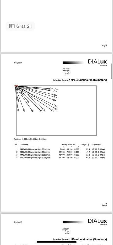 Уличное освещение: Мачта освещения для стадионов, футбольных полей и спортивных арен` — 8