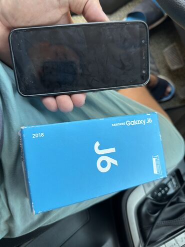 купить телефон домашний: Samsung Galaxy J6, Б/у, 32 ГБ, 2 SIM