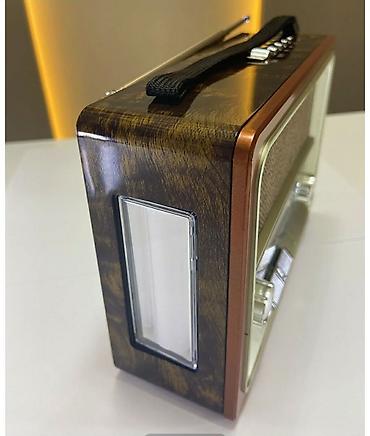 flashkart: Nostalji görünüşlü səs gücləndirici Fm radio Bluetooth USB flashkart — 2