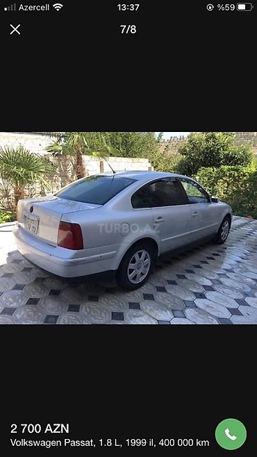 kreditle prava almaq: Volkswagen Passat: 1.8 l | 1999 il Sedan — 7