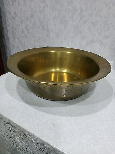 set qablari: Məhsul: Pirinç (mis- sink ərintisi) ləyə Təsvir: - Material: bərk — 6