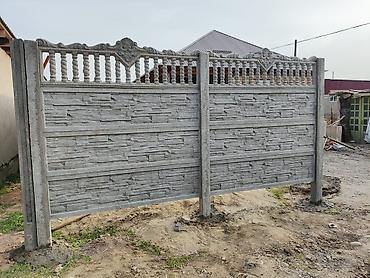 Бетонные еврозаборы: Бетонный еврозабор, Другой бренд, Декоративный, Новый, Оптом,Наличный расчет — 5