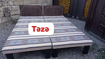 dik: Təzə çarpayılar. 1 nəfərlik çarpayılar 60manat 2 nəfərlik taxt — 8