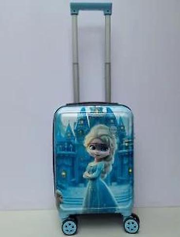 Rančevi, torbe i koferi: Dečiji kofer na točkiće – motiv ledene princeze - Tvrda školjka sa — 26