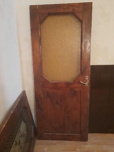 Ağac daxili qapılar dəsti - Material: tam ağac (taxta karkas)