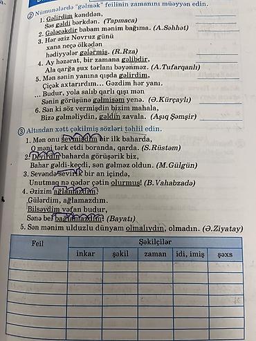 İş dəftərləri: Azərbaycan dili İş dəftəri 7-ci sinif — 3