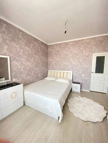 квартира на долгий срок ак орго: 2 комнаты, 50 м², Элитка, 10 этаж, Евроремонт