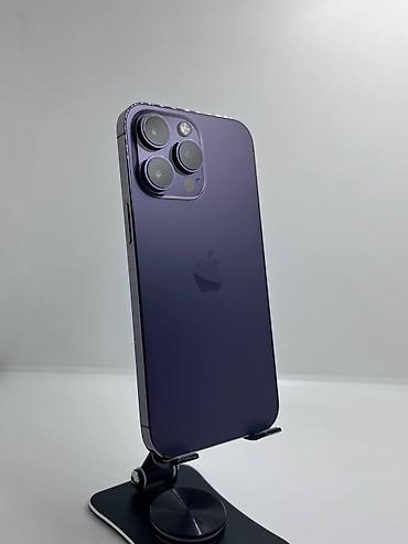 IPhone 14 Pro Max, Б/у, 256 ГБ, Deep Purple, Защитное стекло, Чехол, 78 %