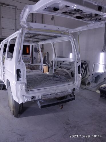 Avtoservis, nəqliyyatın təmiri: Mikroavtobus kuzov və salon bərpası xidməti - Tam kuzov rənglənməsi — 7