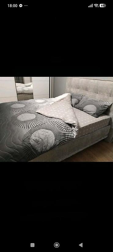 Ćebad i pokrivači: ✔ Bračni set • Čaršaf: 220×230 cm • Jorganska navlaka (step-deka) — 15