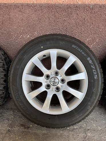 Шиналар жана дисктер: Дөңгөлөктөр монтажда 215 / 60 / R 16, Кыш, Колдонулган, Комплект, Жеңил унаалар, Куйма, тешиктери - 5 — 4