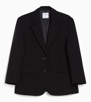 пиджак оверсайз: Пиджак, Классическая модель, Оверсайз, M (EU 38)