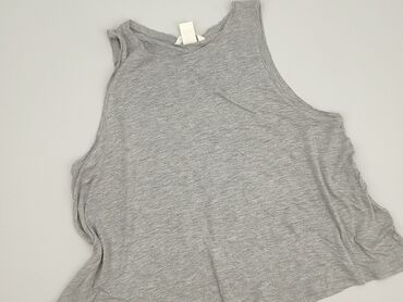 joggery damskie dresowe szare: T-shirt damski, H&M, S