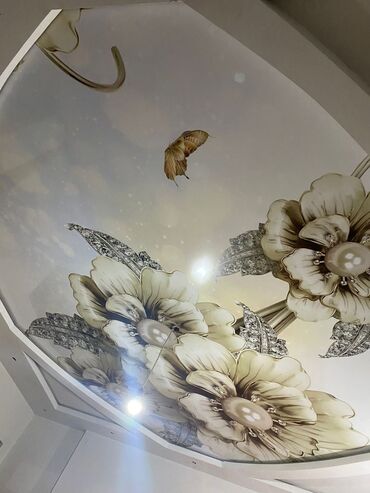 Натяжной потолок: Натяжной потолок Матовое, 3D потолки, Глянцевое Гарантия, Бесплатный замер, Монтаж — 8