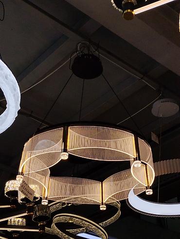 led люстры: Подвесная светодиодная люстра современного дизайна. - Форма: круглый — 1
