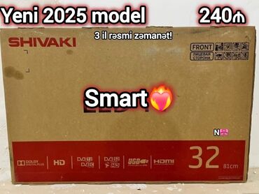 зеркальный телевизор: Televizor Shivaki LED ekran 32" HD (1366x768)