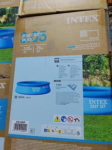 Надувной каркасный бассейн Intex Easy Set 305 x 76 см - Серия: Intex at lalafo.kg Надувной каркасный бассейн Intex Easy Set 305 x 76 см - Серия: Intex
