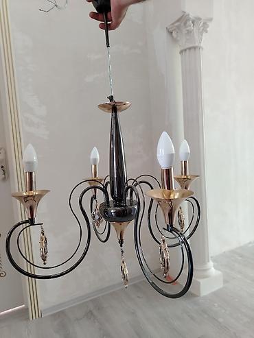 ciraq: Çılçıraq, 5 lampa, Metal — 2