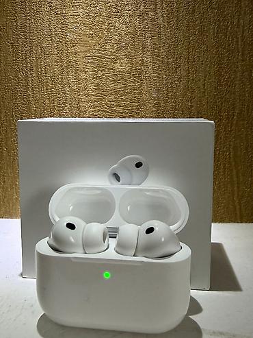 airpods pro 1: Yeni Simsiz (Bluetooth) Qulaqcıqlar, Apple, rəng - Ağ — 5