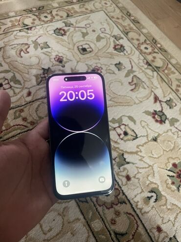 Apple iPhone: IPhone 14 Pro, Б/у, 128 ГБ, Графит, Коробка, 78 %