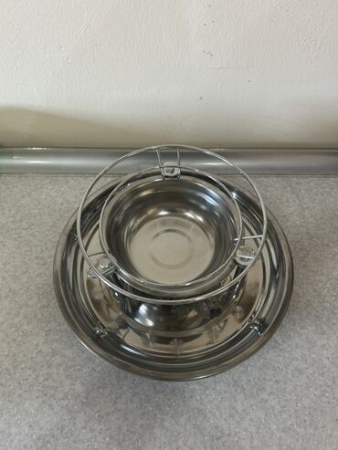 Restoran manqalları: Sənaye tipli qaz ocağı (çöl mətbəxi üçün) - Material: qalın divarlı — 24