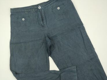 długie lniana spódnice: Material trousers, Marks & Spencer, 2XL (EU 44), condition - Very good