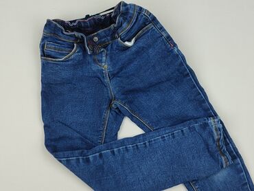 male bell bottom jeans: Spodnie jeansowe, 4-5 lat, 110, stan - Bardzo dobry