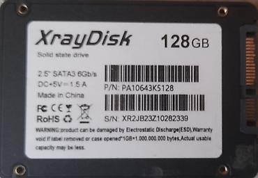 Накопители SSD: XrayDisk Solid State Drive – SATA3 128GB - Növ: 2.5" SSD (Solid State — 4