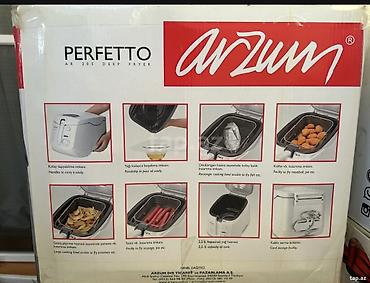 next 2000: Arzum Perfetto AR205 fritöz - Güc: 2000 W - Yağ həcmi: 2.5 litr — 3