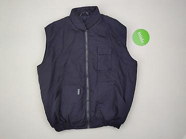 pull and: Męska kamizelka ocieplana Panoply - Kolor: granatowy - Zapinanie — 2