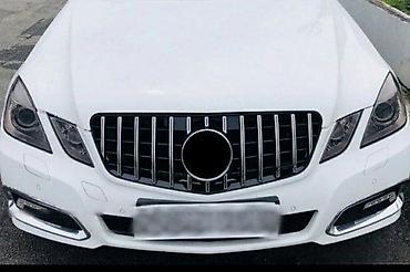 GT R MASKA GRIL RESETKA MERCEDES E W212 (3) HROM | Hrom / Crna GT R