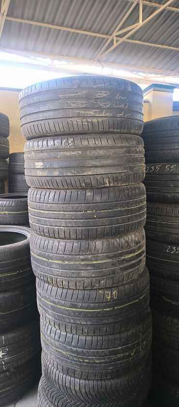 шинный: Шины 255 / 45 / R 18, Лето, Б/у, Легковые, Германия, Michelin