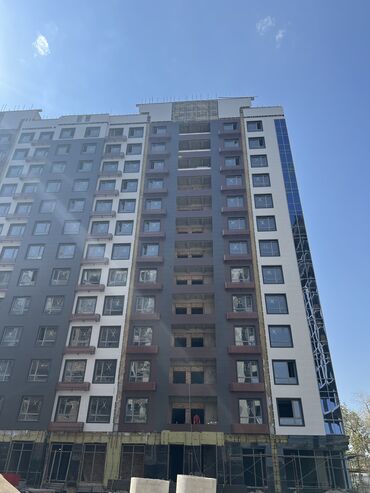 квартира элебаева: 3 комнаты, 96 м², Элитка, 12 этаж, ПСО (под самоотделку)