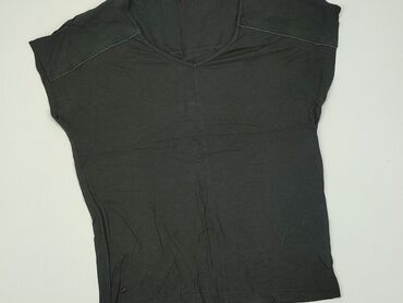 czarne t shirty z koronką: T-shirt, EDC, S, stan - Bardzo dobry