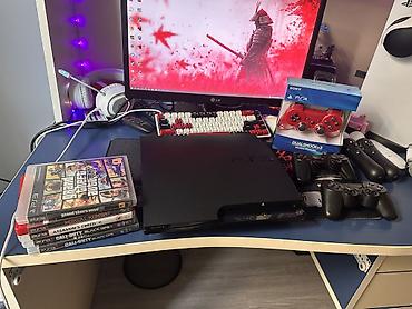plesteysn 3: Playstation 3 slim komplekt İdeal vəziyyətdədi ev şəraitində işlədilib — 1