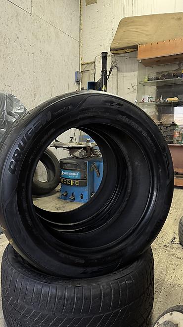 range over: Шины 235 / 55 / R 19, Лето, Б/у, Пара, Корея, Kumho — 4