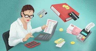 неполный рабочий день работа: Требуется бухгалтер, работа в Бишкеке, 5 дней в неделю, зарплата по