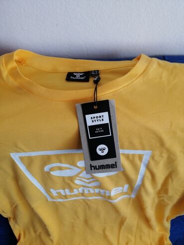 iceberg majice muske: T-shirt Hummel, XL (EU 42), color - Yellow