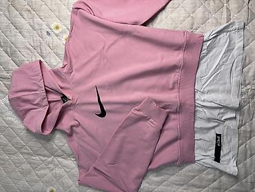 kişi geyimler: Svitşot, Nike, M, rəng - Çəhrayı — 1