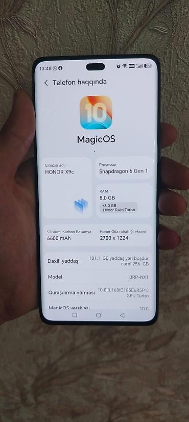 irsad redmi note 11 pro: Honor X9c, 256 GB, rəng - Yaşıl, Sensor — 2