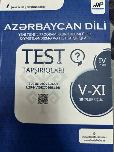 idman dəstləri: Hedef az dili test tapsiriqlari