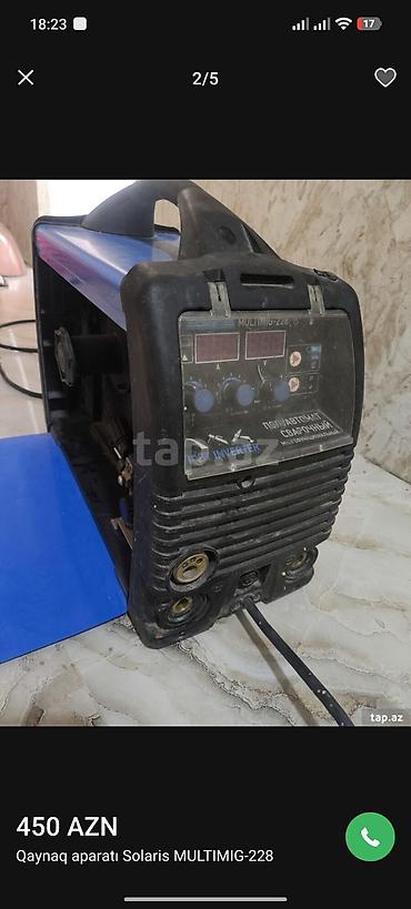 Qaynaq aparatı: Solaris MULTIMIG-228 (IGBT Inverter) Çoxfunksiyalı at lalafo.az — 2 Qaynaq aparatı: Solaris MULTIMIG-228 (IGBT Inverter) Çoxfunksiyalı — 2